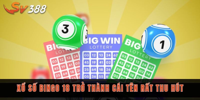 Xổ số Bingo 18 trở thành cái tên rất thu hút