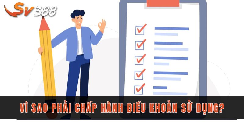 Điều khoản sử dụng hội viên cần chú ý tại nhà cái SV388 1 Người chơi phải chấp hành điều khoản sử dụng SV388